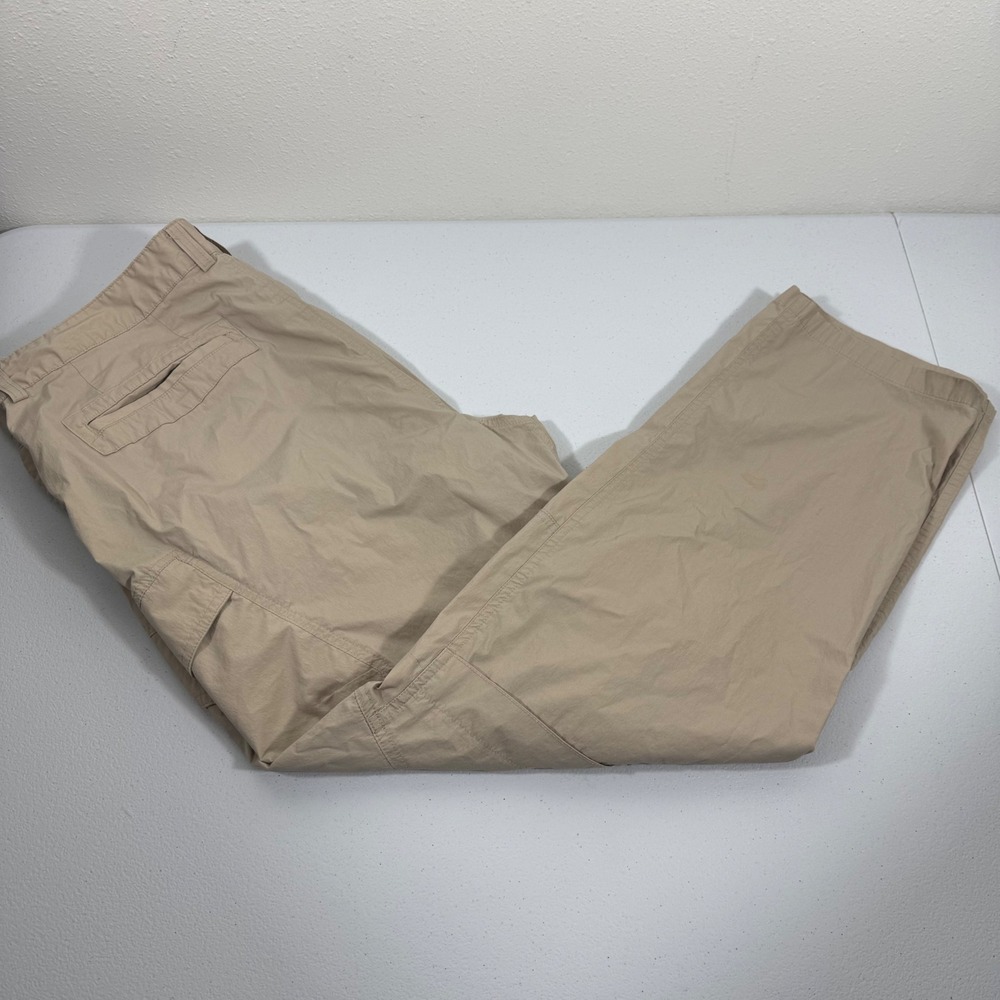 CQR Mens Cargo Pants Tan Size 40W 30L Cotton Blend‎ Outdoor Casual Work